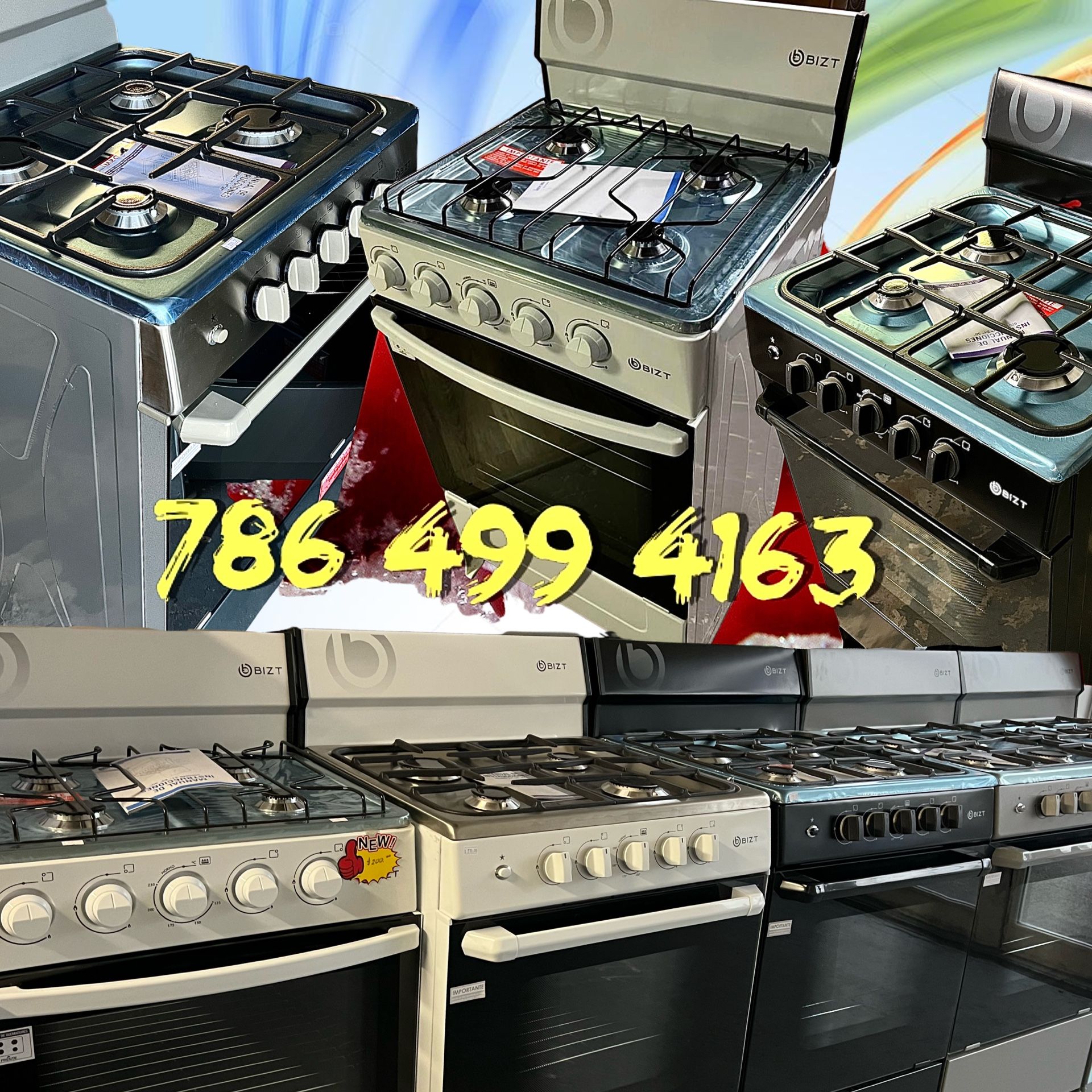 Estufas Cocinas De Gas Propano Con Horno 21” Pulgadas De Ancho/ Nuevas