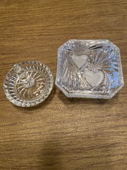 Hearts Trinket Box with Ring Holder