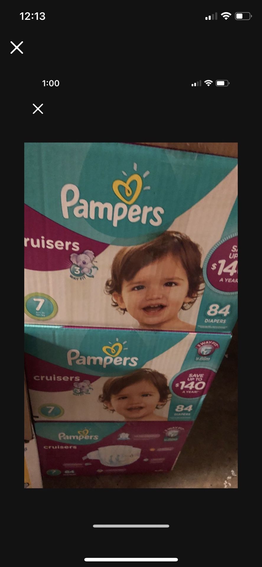 Pampers Diapers 