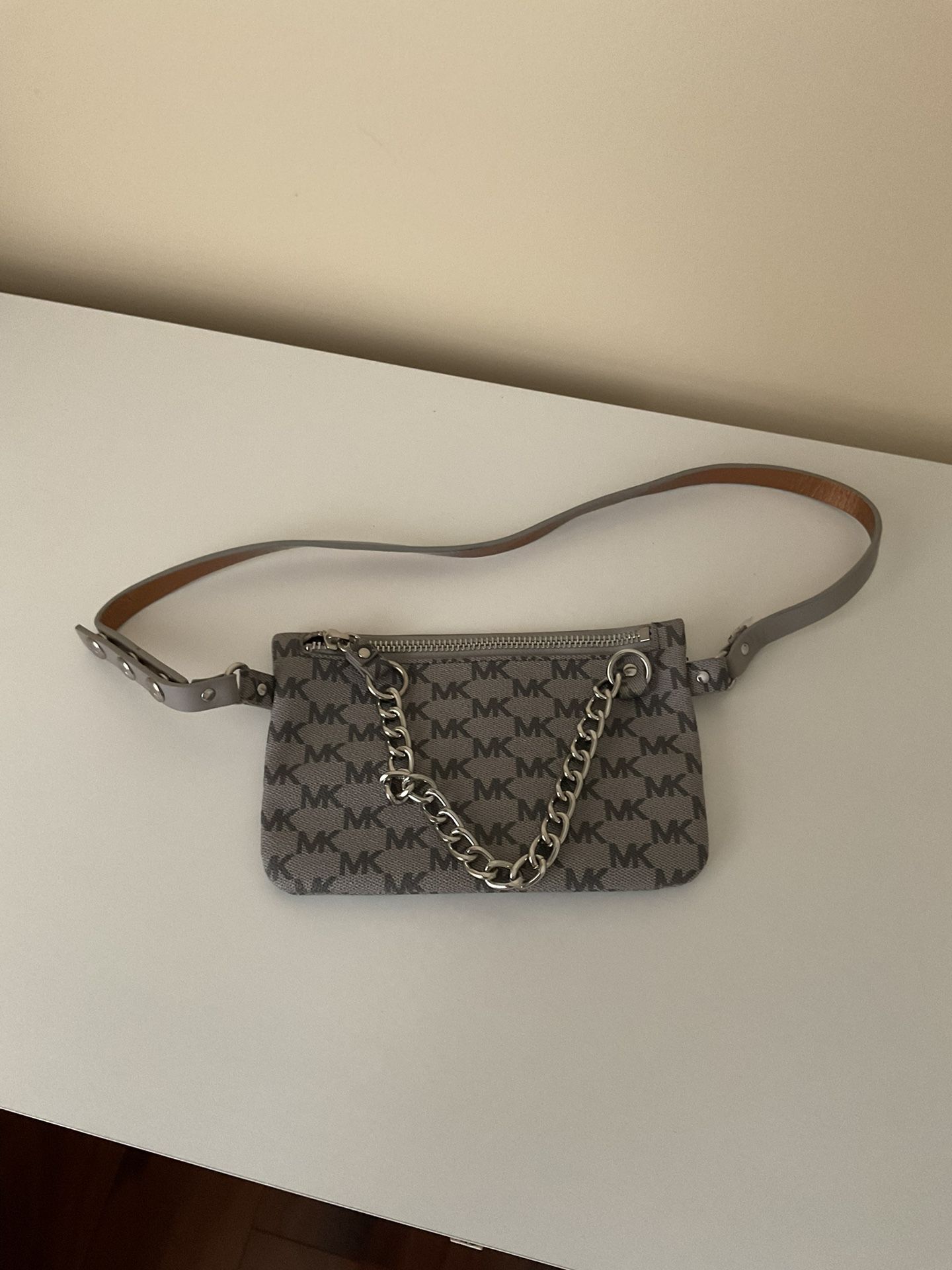 Michael Kors signature gray silver