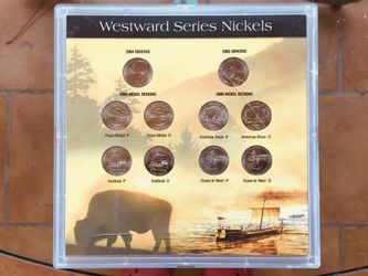 Westward series nickels $35.00  CASH, TEXT FOR PRICES.