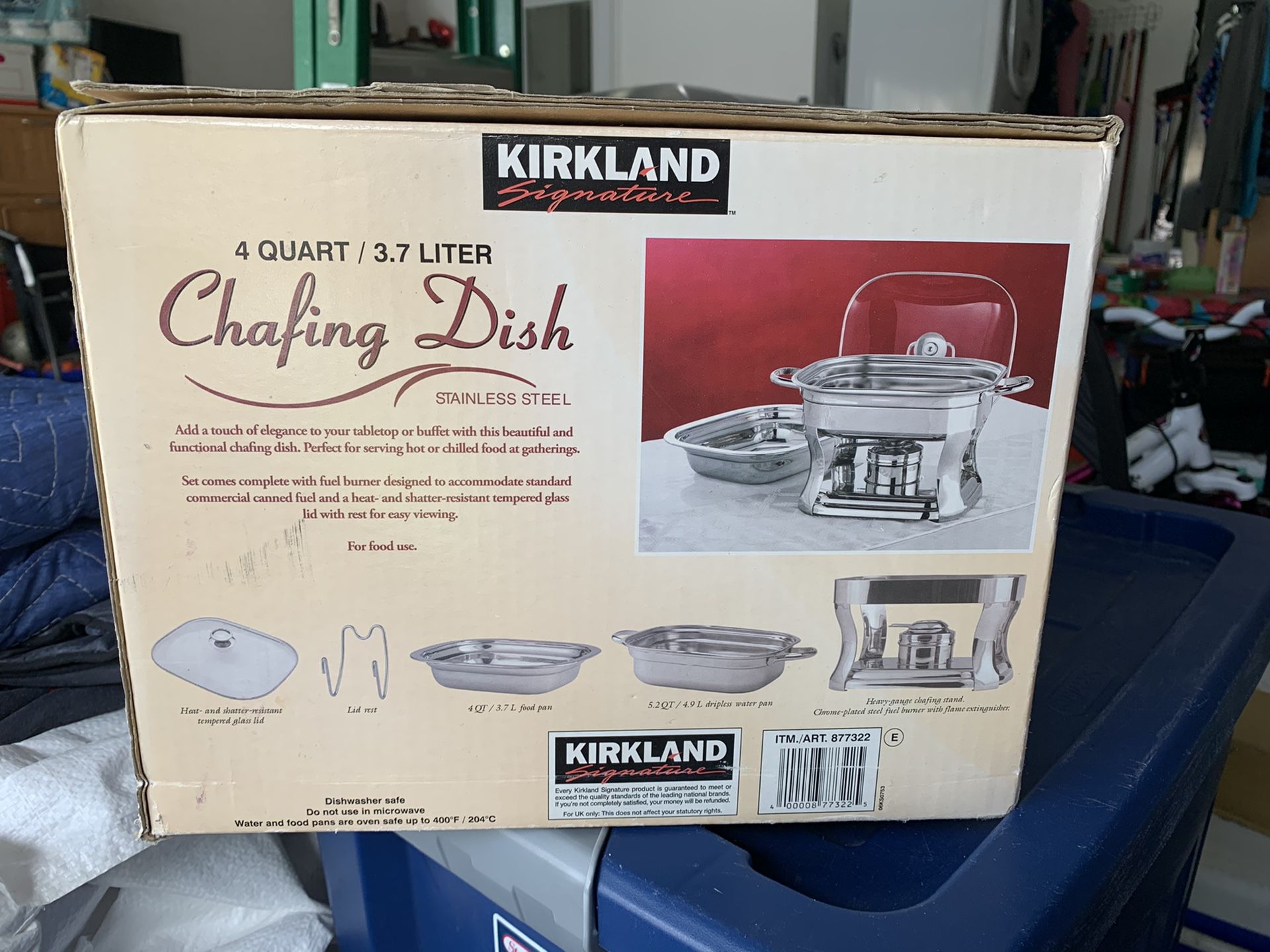 chafing dish 4 qt/ Stainless Steel