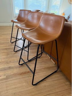 Set of 3 Counter Height Stools
