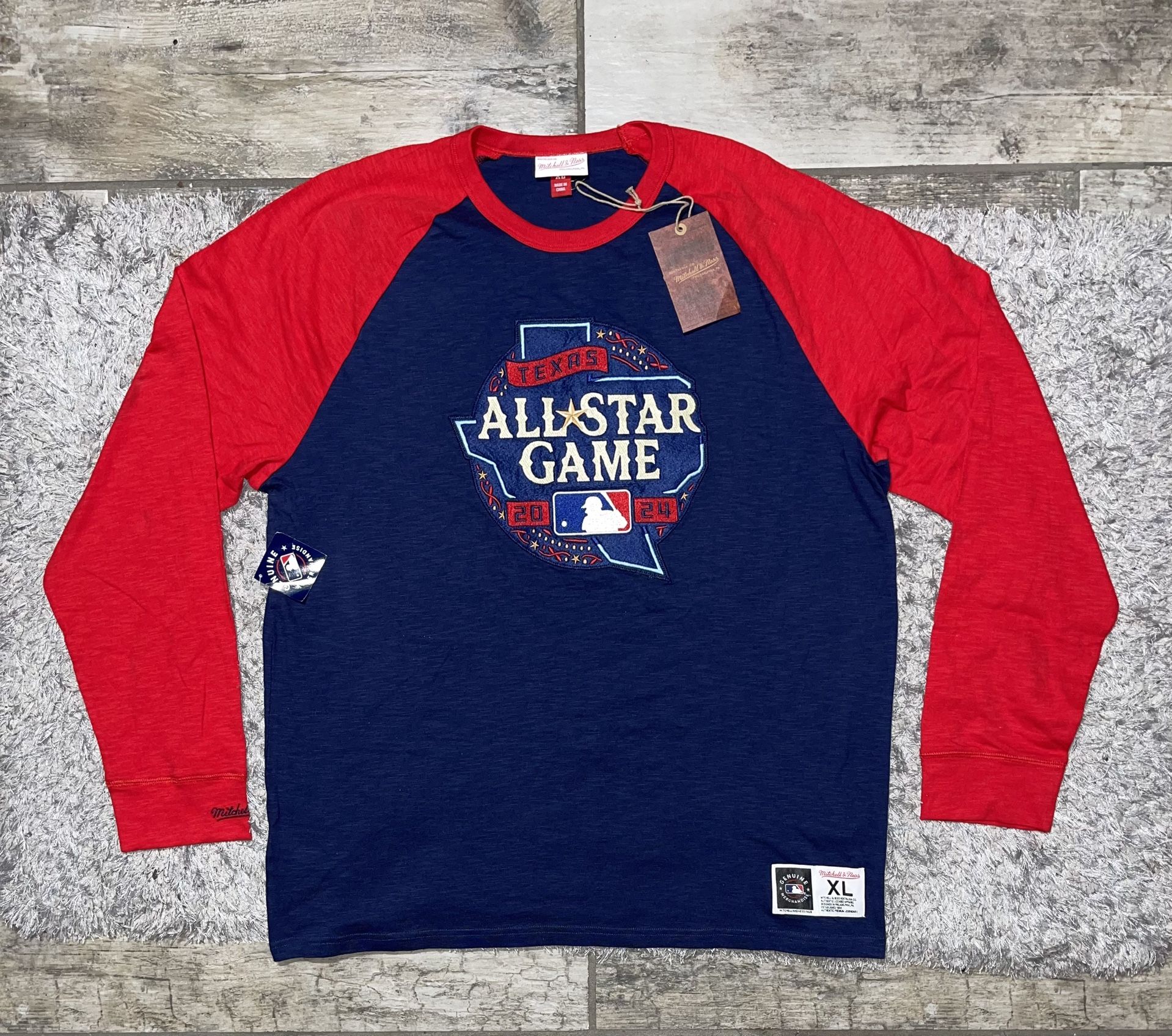 Texas MLB 2024 All Star Game Mitchell & Ness Long Sleeve Tee