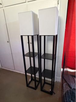 black lamps