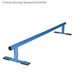 Brand new X Factor Driveway Skatepark Grind Rail for skateboards, snowboards, scooters and skis. $95