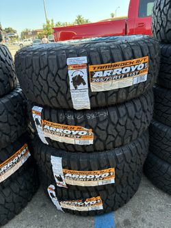 265/70-17 Vendo Set De Llantas Nueva Con 40.000 Millas Se Garantía 