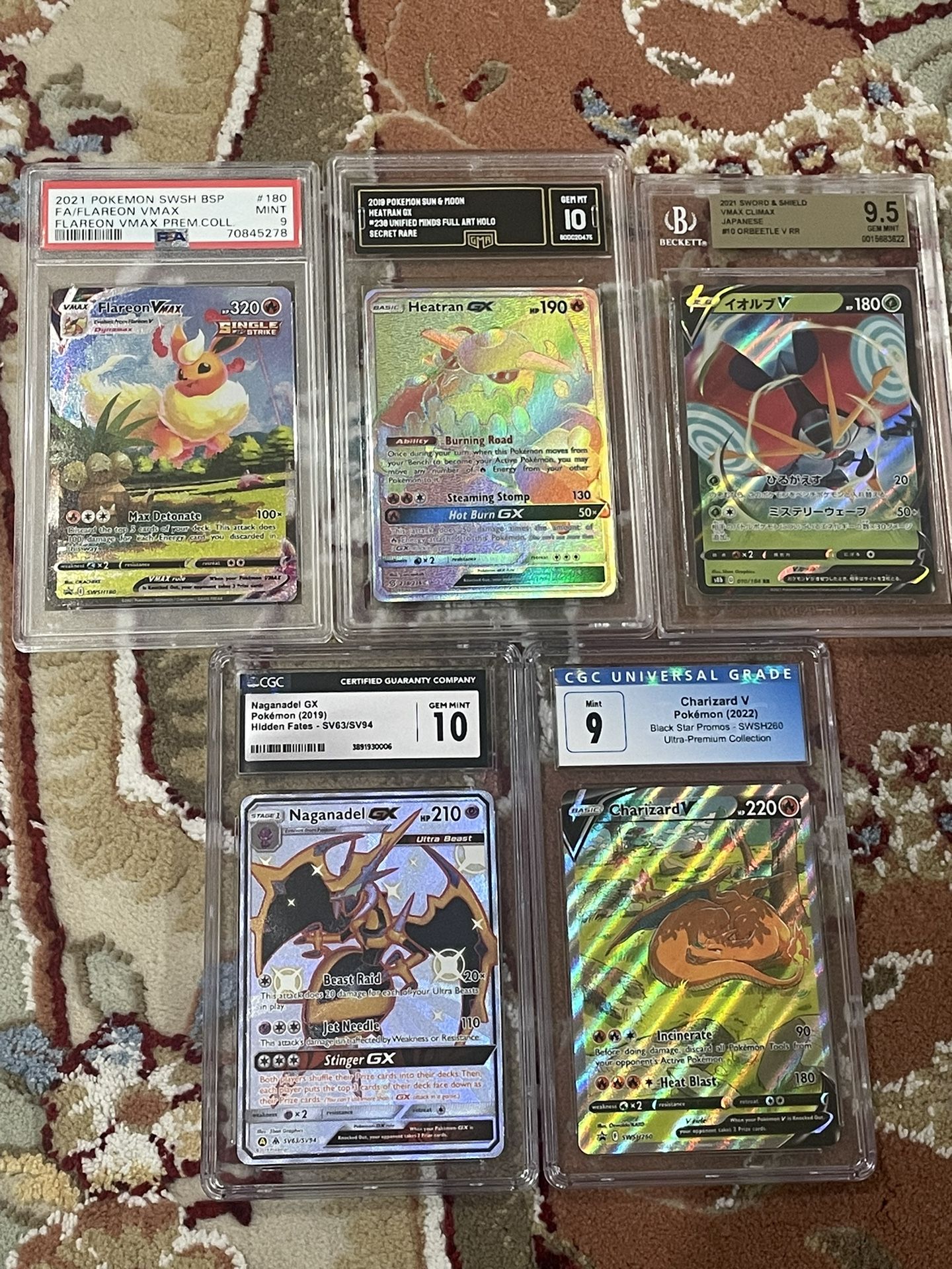 Large Pokémon Card Collection (Slabs, FA, megas, Etc)