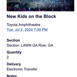 New Kids On The Block Tickets