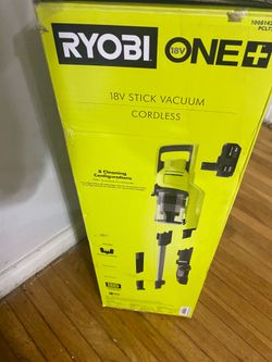Ryobi stick vac 18v like new