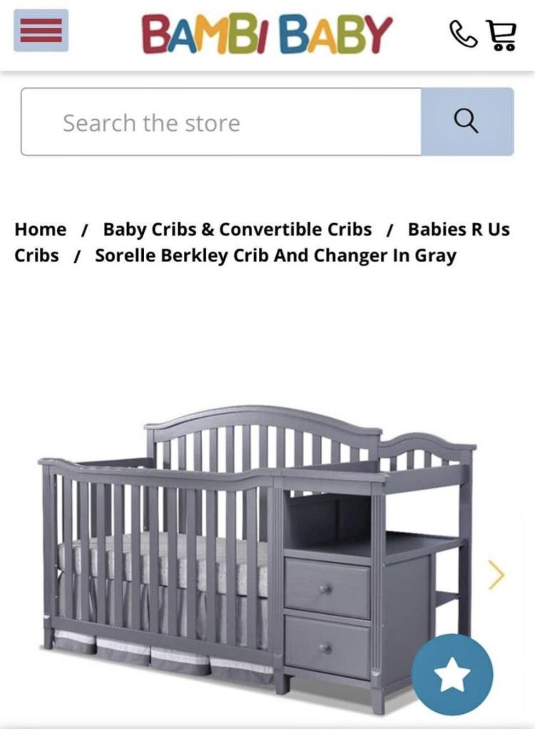 Crib And Baby Dresser