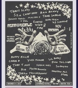 2 GA Astroworld Fest 2021…. 2 Day Pass
