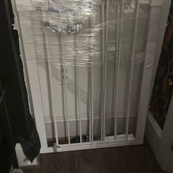 Tall, Walk Through Baby gate With Extenders 