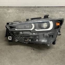 2022-2024 MAZDA CX5 LEFT DRIVER SIDE HEADLIGHT FULL LED WITH OUT DRL ORIGINAL FACTORY OEM IN GREAT WORKING CONDITIONS 