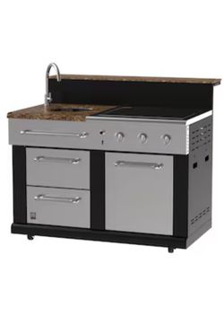 Master Forge Modular Outdoor Kitchen Sink & Side Burners
