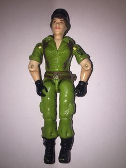 Gi Joe Action Figure Lady Jaye 1985.