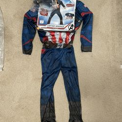 Boys Captain America Halloween Costume 