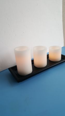 Flickering flameless candles battery included