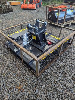 54" Mini Excavator Mower Attachment