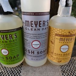 Three Pack Bundle Of Meyer's Clean Day