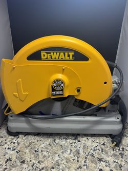 DEWALT CHOP SAW 