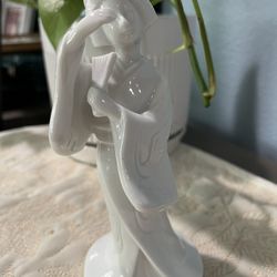 Vintage Homco Japanese Geisha Girl Porcelain Figurine