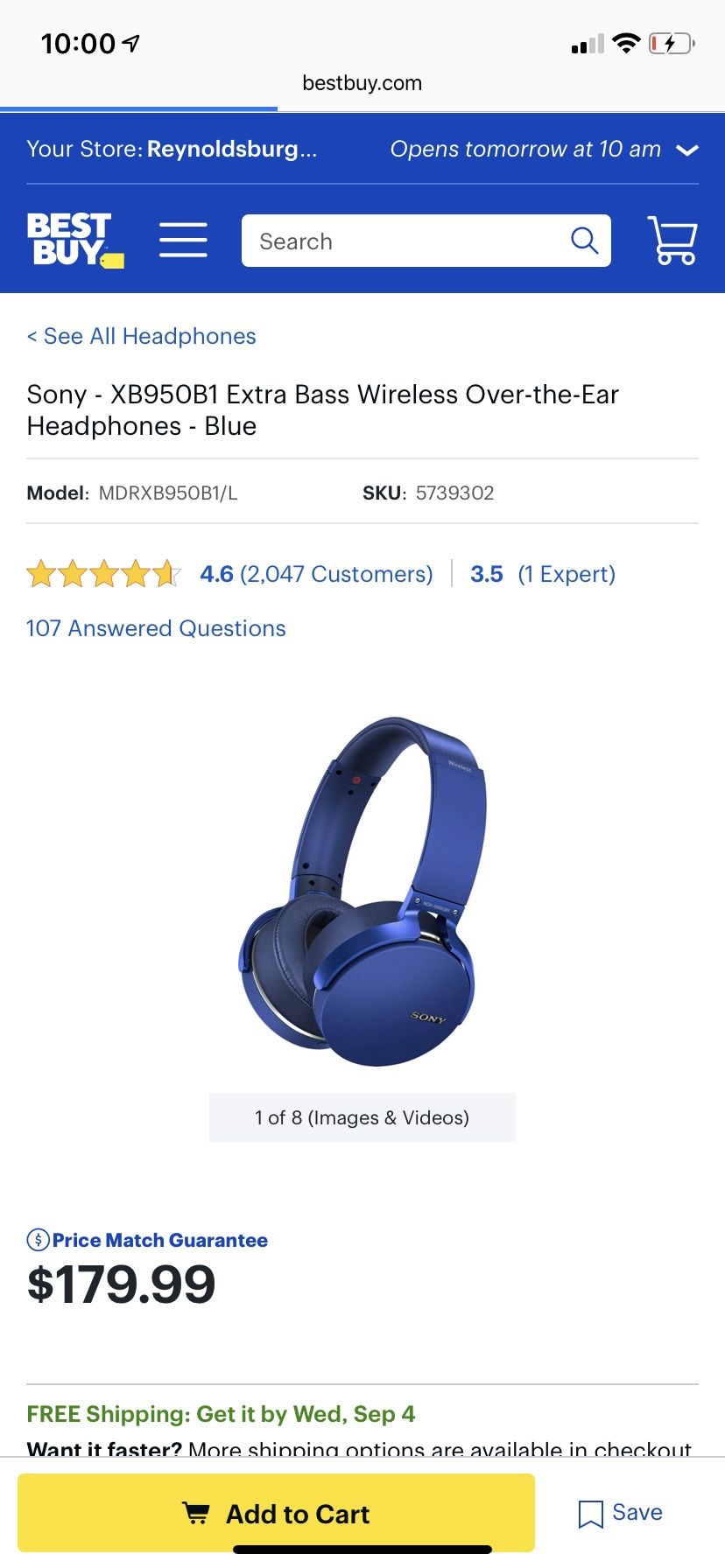 Bluetooth headphones