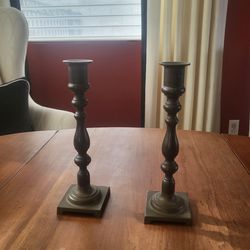 Antique candle sticks holders