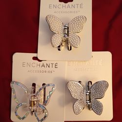 Butterfly Hair Clips