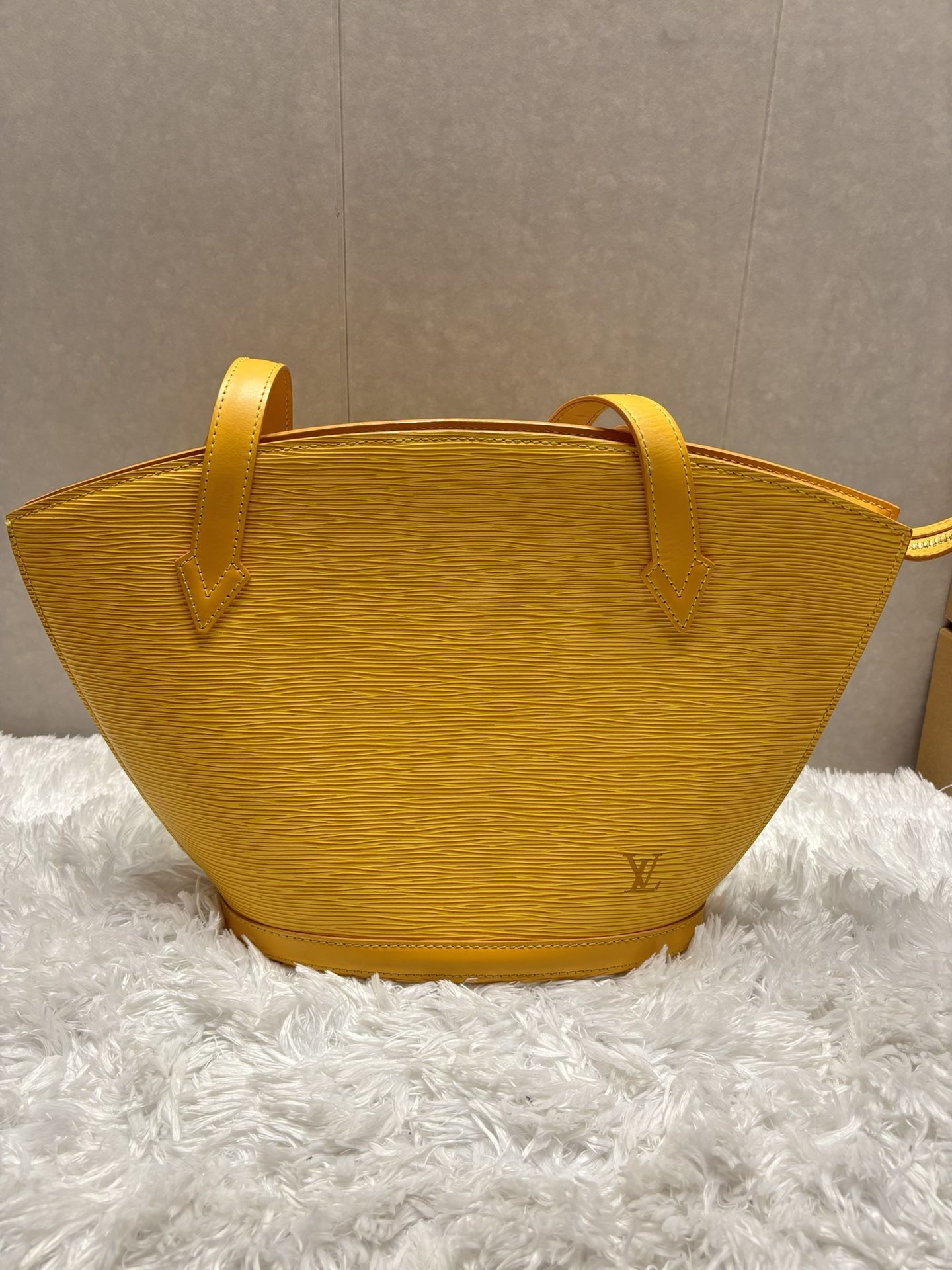 Louis Vuitton Saint Jacques Epi yellow bag