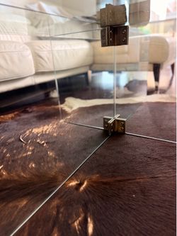 West Elm Glass Table Set | Modern Living Room Tables