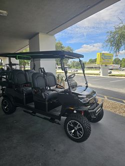 Teko 6-Passenger Lifted Golf Cart Black Custom
