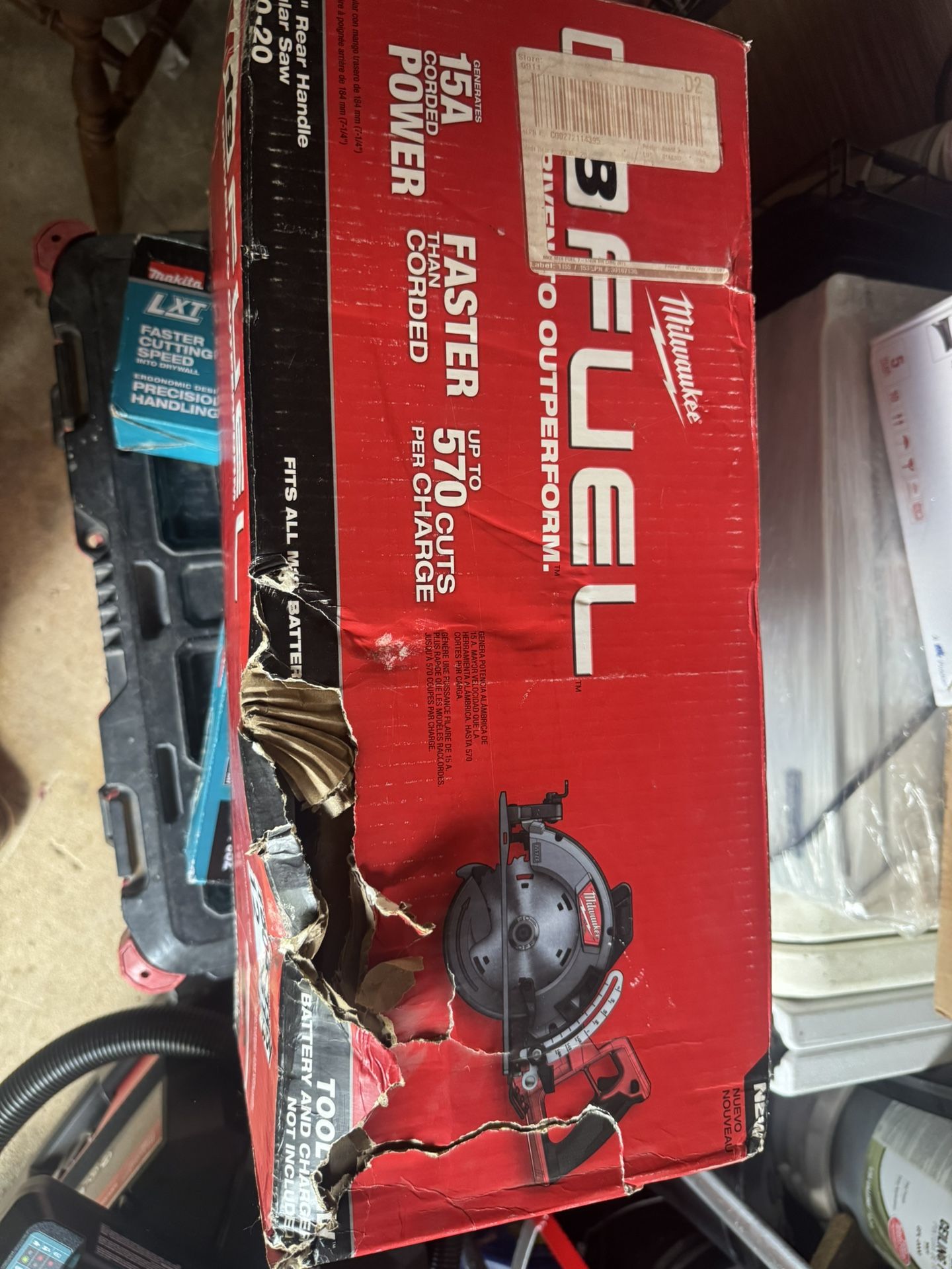 Milwaukee 7 1/4 Rear Handle Saw