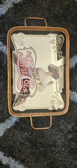 Vintage Pepsi Cola Mirror Tray