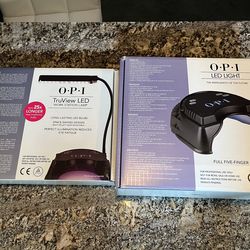 OPI Led Light Professional AND OPI TruView LED Work Station Lamp