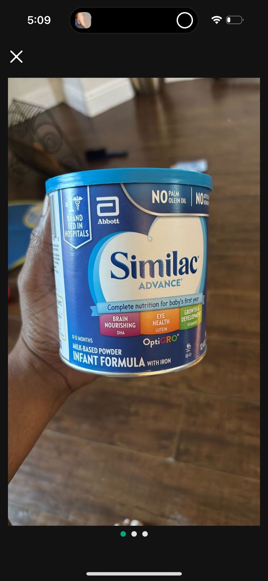 Formula Unopened