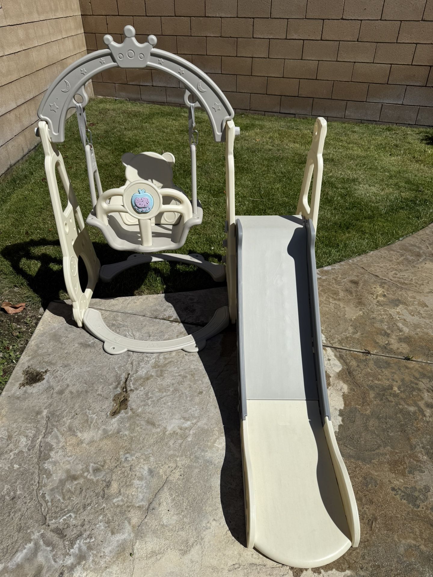 Swing And Slide Set For Toddler