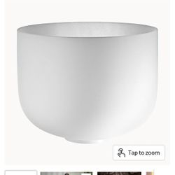 12" Crystal Singing Bowl 3rd Octave G