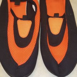Orange And Black Water Shoes
