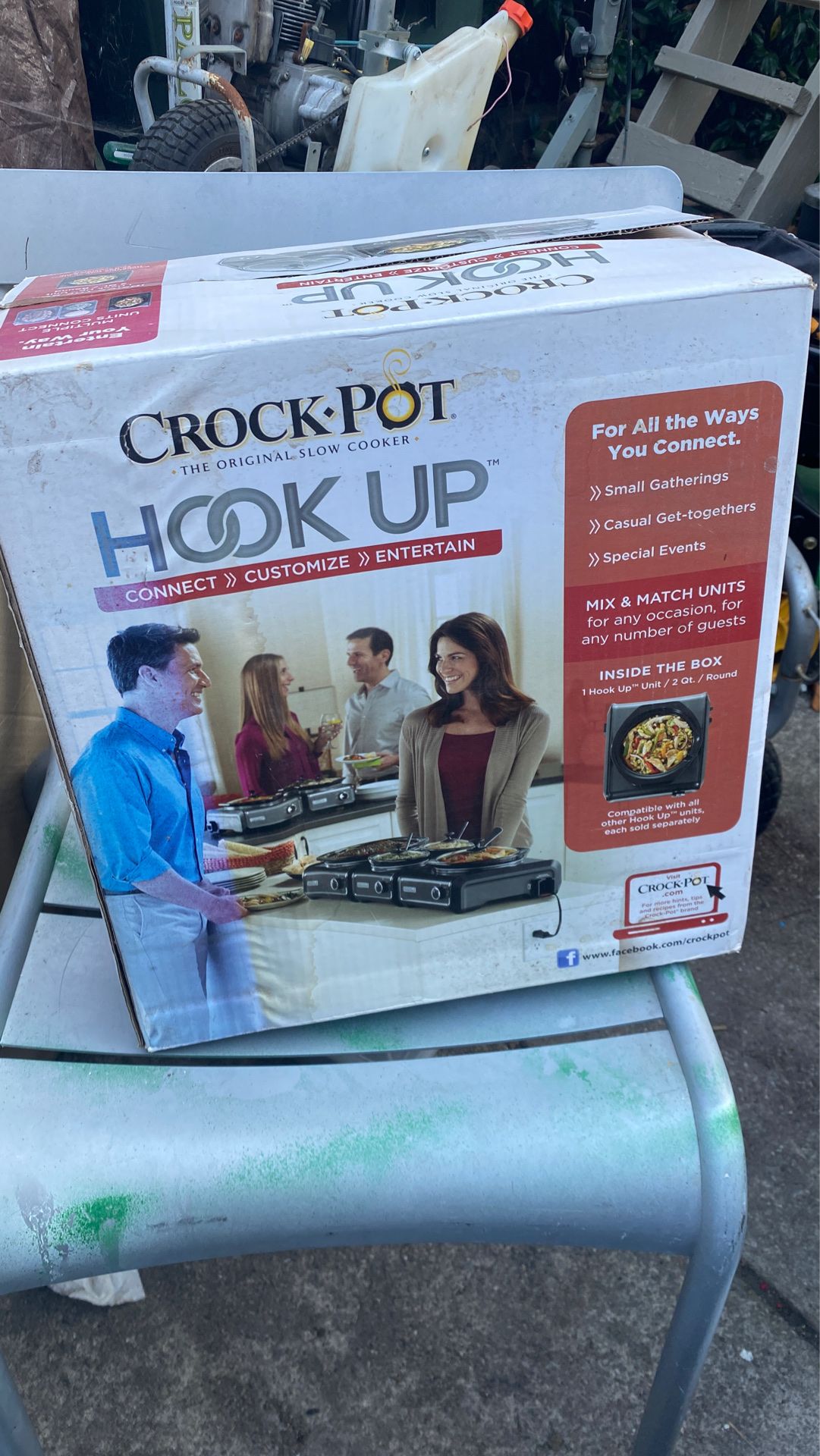 Crockpot hook up unit can connect up to 6 units all together