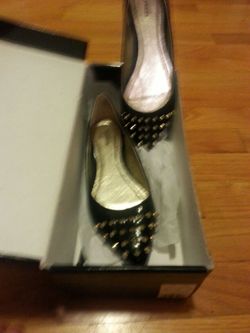 Black patent leather