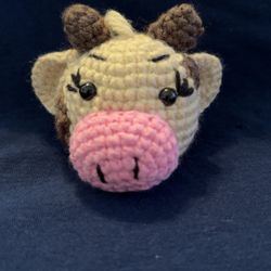Crochet Cow Head 