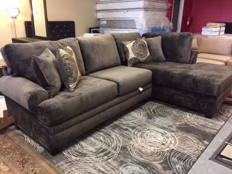BRAND NEW CHAMPION FABRIC OVER SIZED SECTIONAL SOFA