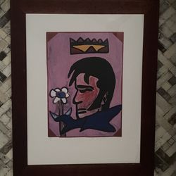 ELVIS "THE KING" 1992 Litho by: Joe Light