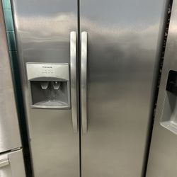 Gorgeous Stainless Side By Side Refrigerator 