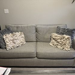 West Elm 76 inch couch 