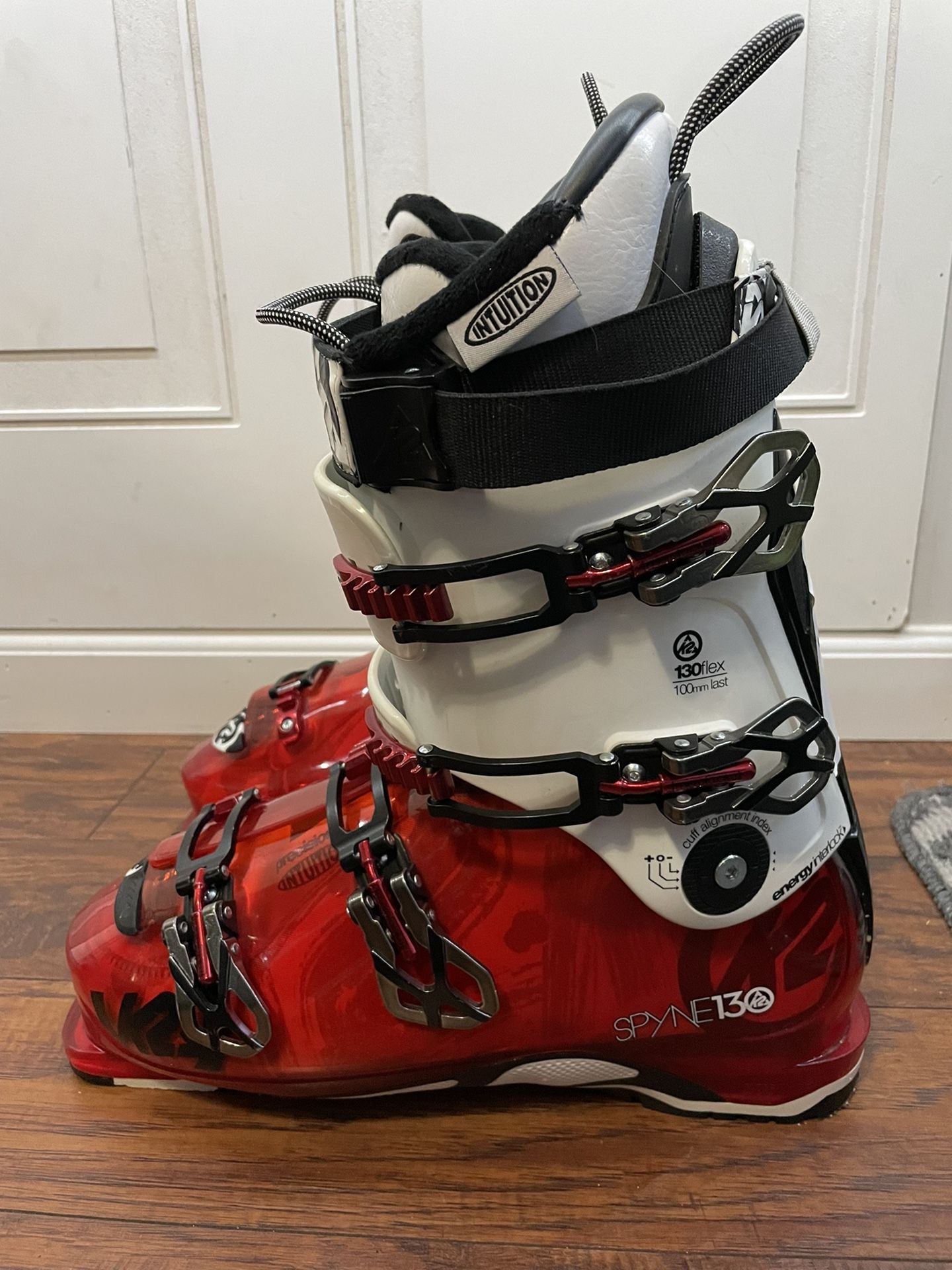 mens k2 spyne 130 ski boots 100 last used times