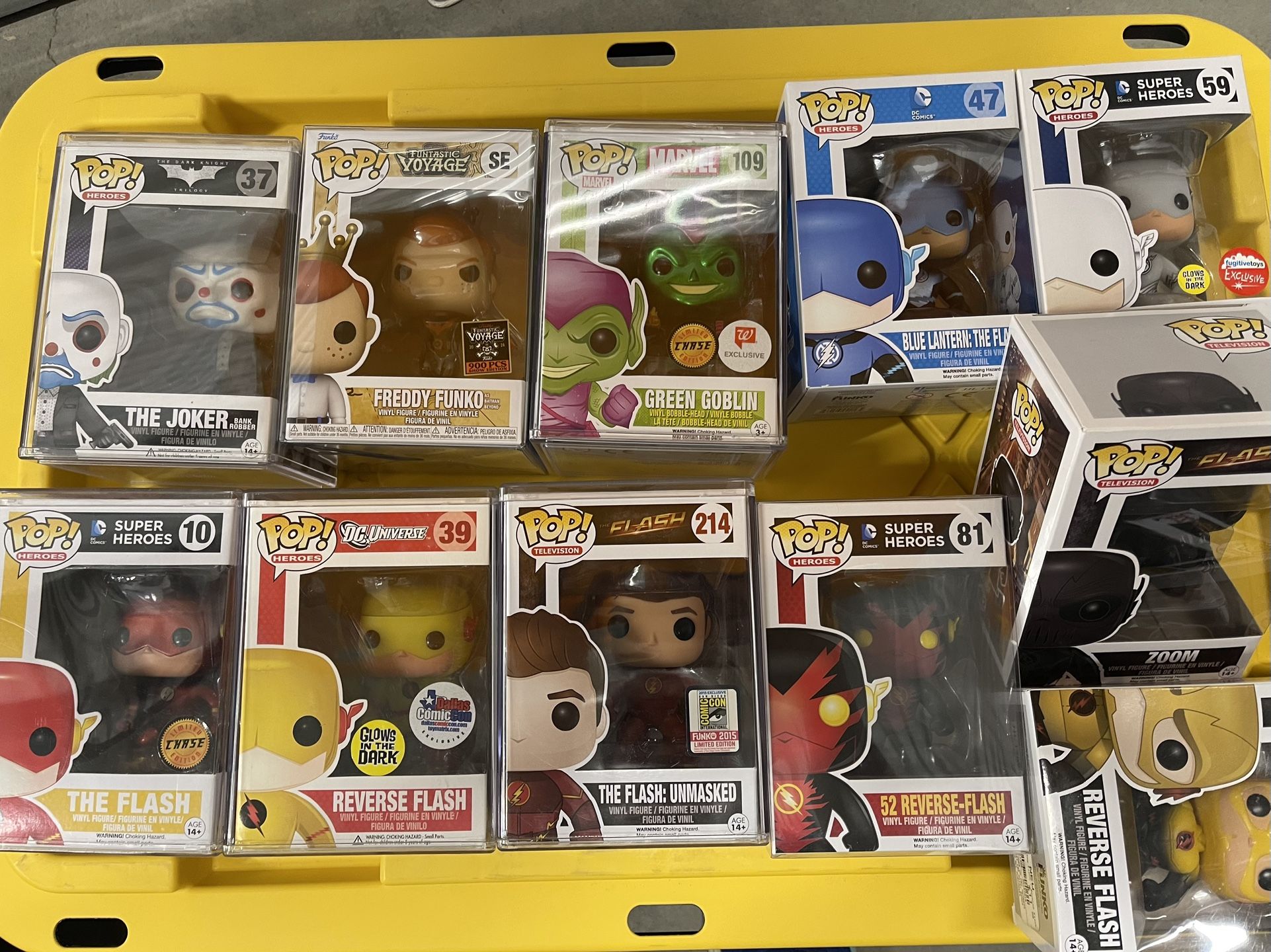 Funko DC Flash Joker Batman Lot