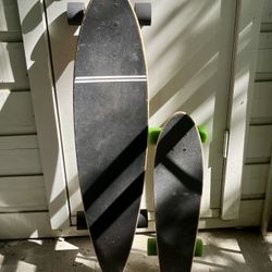 Skateboards 1 Longboard 1 Shortboard