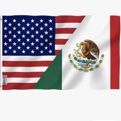 Mexico/American Flag